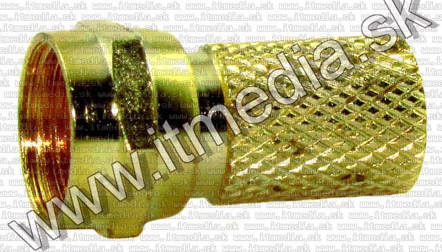 Image of F connector *Gold* (Coaxial, TV) (IT5493)