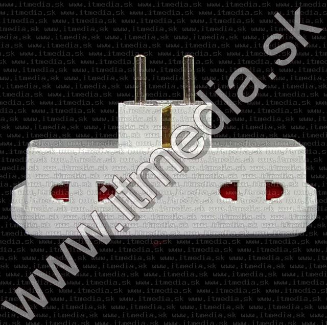 Image of EURO-UK Connector Adapter+Splitter with Switch + Ground (IT7228)