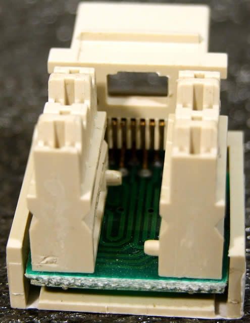 Image of RJ45 Keystone Modular Jack Connector (UTP, ISDN) (IT4143)