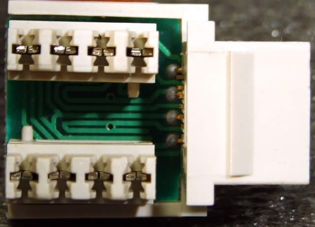 Image of RJ45 Keystone Modular Jack Connector (UTP, ISDN) (IT4143)
