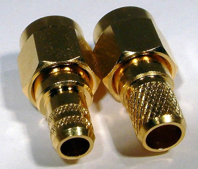 Image of RP-SMA connector (WLAN) --MALE-- gold (IT0385)