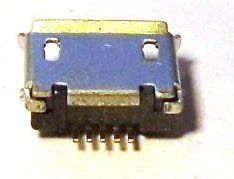 Image of microUSB 2.0 OTG connector *PANEL MOUNTABLE* (Female) No. 3 (IT10079)