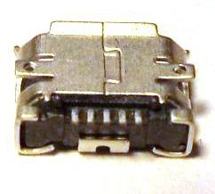 Image of microUSB 2.0 OTG connector *PANEL MOUNTABLE* (Female) No. 7 (IT10971)