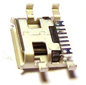 Image of microUSB 2.0 OTG connector *PANEL MOUNTABLE* (Female) No. 8 (IT10972)