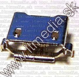 Image of microUSB 2.0 OTG connector *PANEL MOUNTABLE* (Female) No. 9 (IT10973)