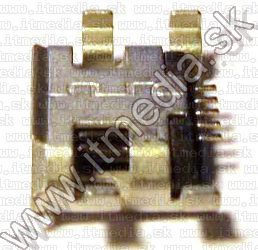 Image of microUSB 2.0 OTG connector *PANEL MOUNTABLE* (Female) No. 10 (IT10974)
