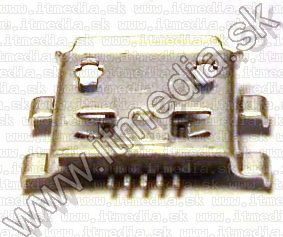 Image of microUSB 2.0 OTG connector *PANEL MOUNTABLE* (Female) No. 11 (IT10975)