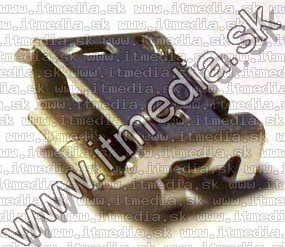 Image of microUSB 2.0 OTG connector *PANEL MOUNTABLE* (Female) No. 12 (IT10976)