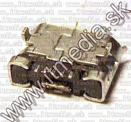 Image of microUSB 2.0 OTG connector *PANEL MOUNTABLE* (Female) No. 12 (IT10976)