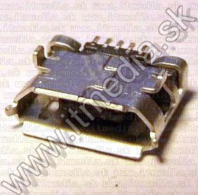 Image of microUSB 2.0 OTG connector *PANEL MOUNTABLE* (Female) No. 12 (IT10976)