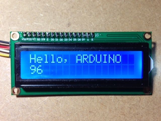 Image of LCD character *DISPLAY* 1602 (Arduino) (IT12370)