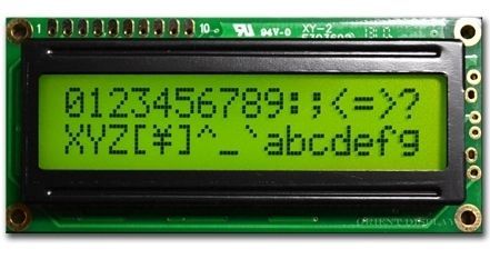 Image of LCD character *DISPLAY* 1602 (Arduino) Green (IT12542)