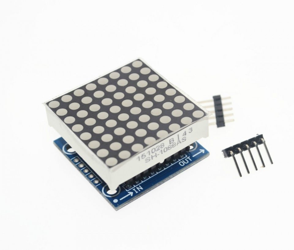 Image of LED Matrix 8x8 display MAX7219 KIT (IT12858)