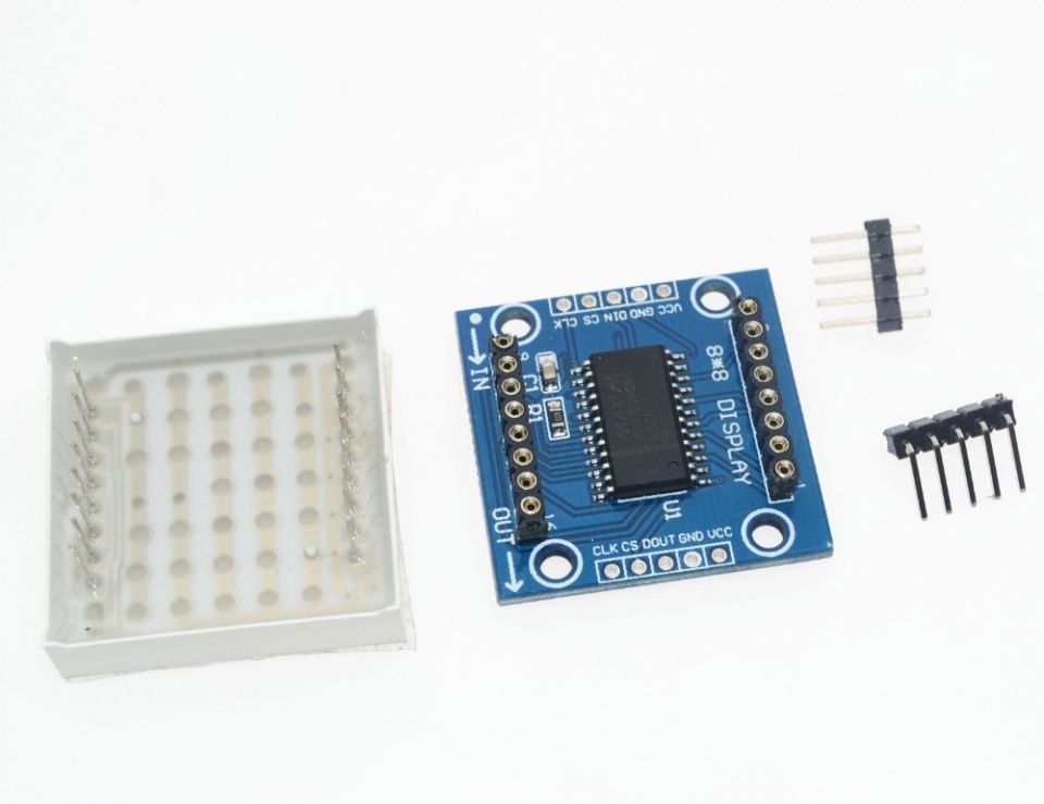 Image of LED Matrix 8x8 display MAX7219 KIT (IT12858)