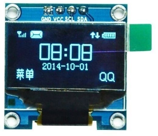Image of OLED display 0.96inch 128x64 pixel i2c White-black (IT12752)