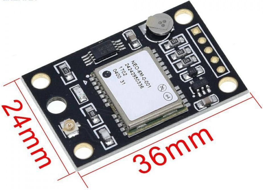 Image of Ublox NEO 6M serial GPS module INFO! (IT13003)