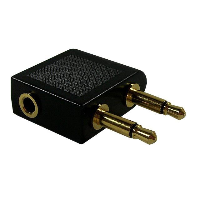 Image of Jack (2x 3.5 MONO) - Jack (3.5 STEREO) converter *AIRPLANE* (IT7795)