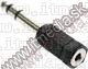 Image of Jack (3.5) - Jack (6.3) converter *stereo* (IT0176)