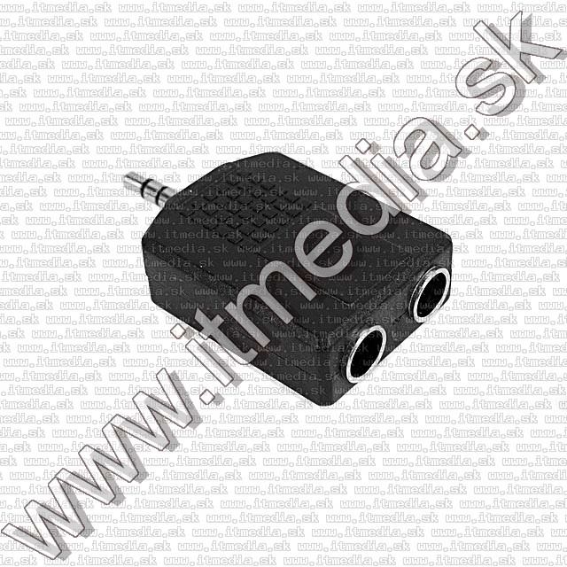 Image of Jack (3.5 STEREO) - 2x Jack (6.3 MONO) converter (IT5249)