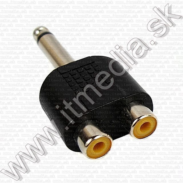 Image of Jack (6.3) mono - 2x RCA converter (IT9257)