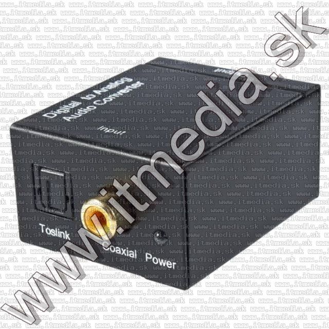 Image of Digitális audiót Analógra konvertáló Toslink vagy Coax->2xRCA BULK (IT9436)