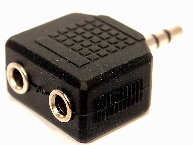 Image of Stereo Jack Splitter (3.5 plug, 2x3.5 hole stereo) (IT2758)