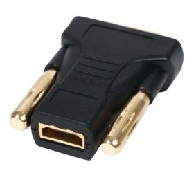 Image of HDMI female - DVI male converter *golden* (14297) (IT1952)