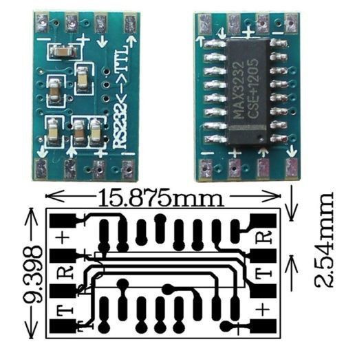 RS232 to TTL converter RX-TX Max3232 (IT11271) Image of RS232 to TTL converter RX-TX Max3232 (IT11271)