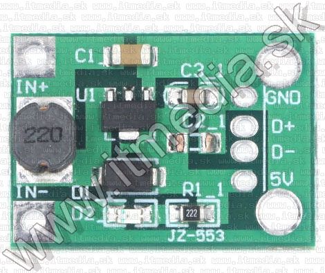 Image of DC-DC Tápegység panel 1-4v-ról 5V 600mA (boost) (IT13662)