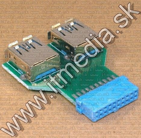 Image of USB alaplapi adapter 19-pin 2x USB 3.0 Aljzat V2 (IT13012)