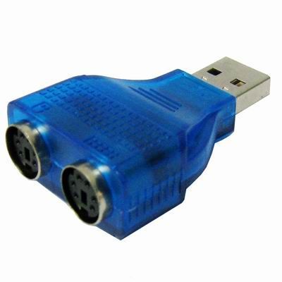 Image of USB to 2x PS/2 Converter stick PC BULK (IT1128)