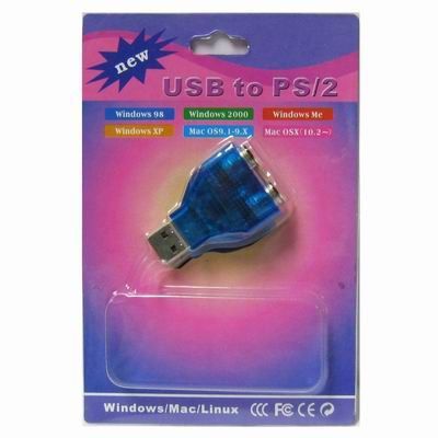 Image of USB to 2x PS/2 Converter stick PC BULK (IT1128)