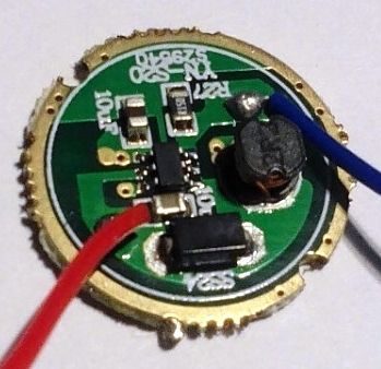 Image of DC-DC BOOST LED Driver panel 1.2-3.6V 1A CC for CREE (flashlight) 20mm (IT12531)