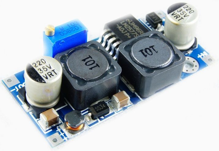 Image of DC-DC Voltage Buck-Boost Converter IN 3..35V to 1.5..30V OUT 2A LM2577 (IT12553)