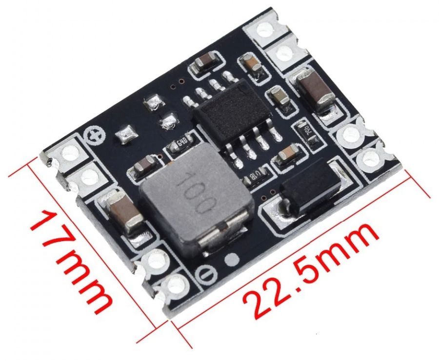 Image of DC-DC Voltage Buck Converter IN 7..26V to 5V 2A 10W (IT13460)