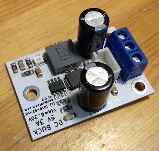 Image of WBTeam DC-DC Voltage Buck Converter IN 9..35V to 5V 3A 15W (IT14369)