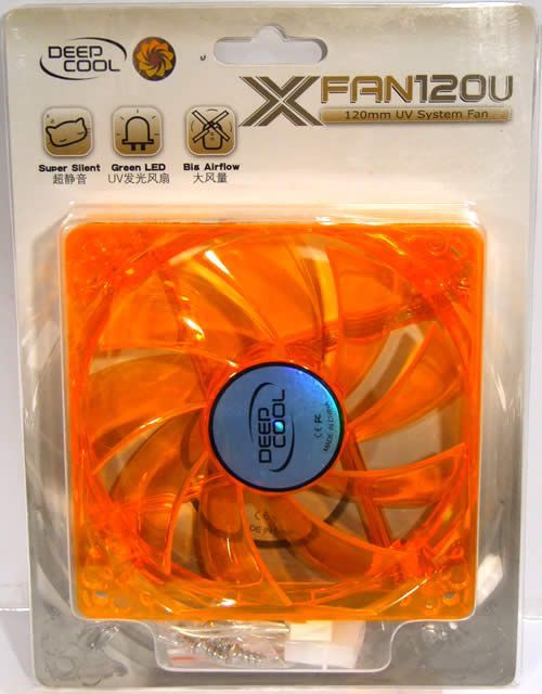 Image of DeepCool X-Fan CASE Cooler 12cm *Orange* (IT4081)