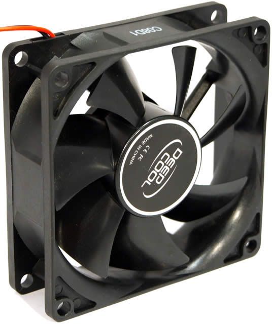 Image of DeepCool X-Fan CASE Cooler 8cm *Black* (IT4086)