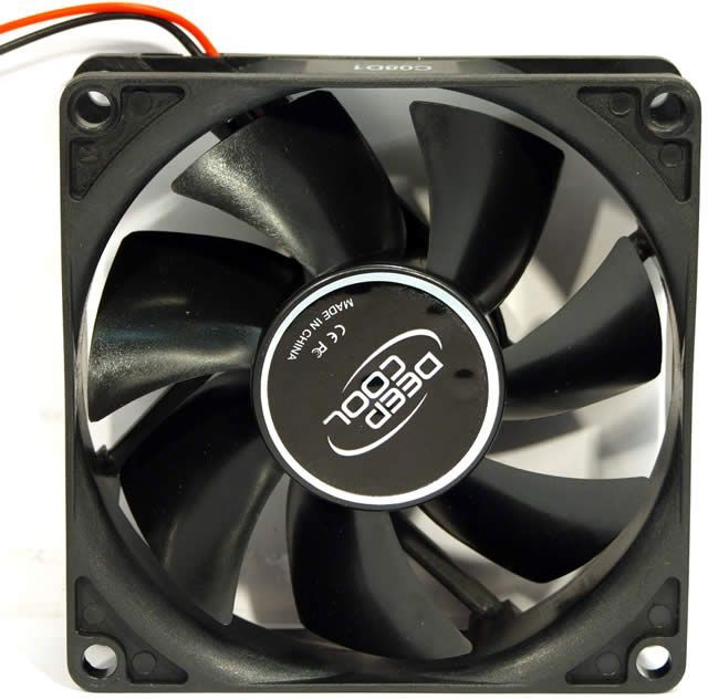 Image of DeepCool X-Fan CASE Cooler 8cm *Black* (IT4086)
