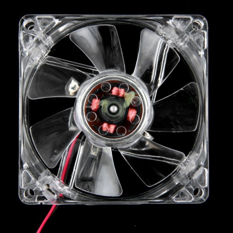 Image of Transparent System CASE Cooler Fan 8cm 25mm (IT13117)