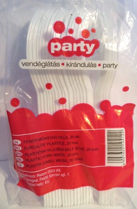 Műanyag villa 17cm x20 fehér (IT11369) Image of Műanyag villa 17cm x20 fehér (IT11369)