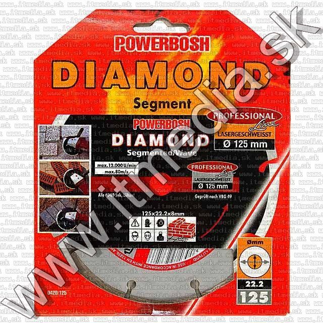 Image of PowerBosh Diamond Segmented Blade Cutting Disc 125mm (IT2928)