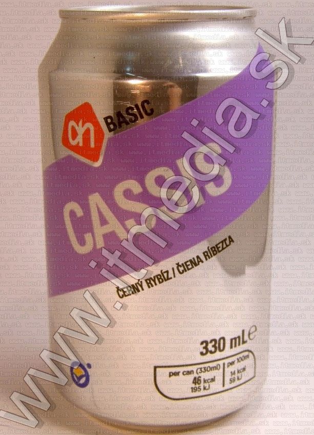 Image of AH Basic Feketeribizli ízű üdítő 330ml (Alumínium dobozos) (IT11731)