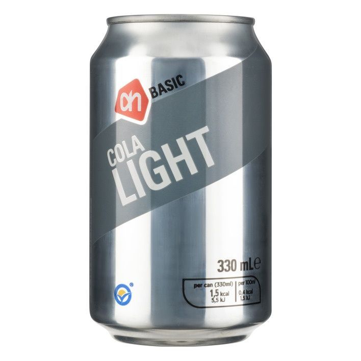 Image of AH Basic *LIGHT* COLA ízű üdítő 330ml (Alumínium dobozos) (IT11737)