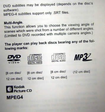 Image of RefleXion Portable DVD Player with 7inch display (IT3978)