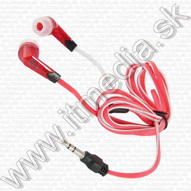 Image of Aima AM-2128 Earphone 3.5mm *Red *Silicone* (IT10014)