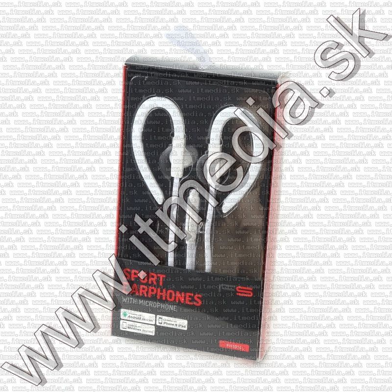 Image of Omega Freestyle Silicone Sport Headset FH1014 White (IT12008)