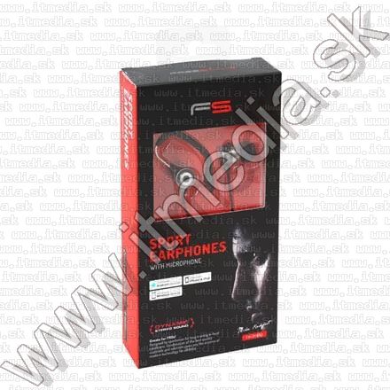Image of Omega Freestyle Silicone Sport Headset FH1018 Silver-Grey (IT11958)