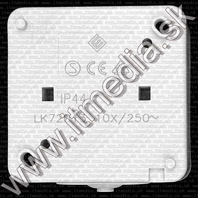 Image of Electrical Switch *IP44* single grey (IT7052)
