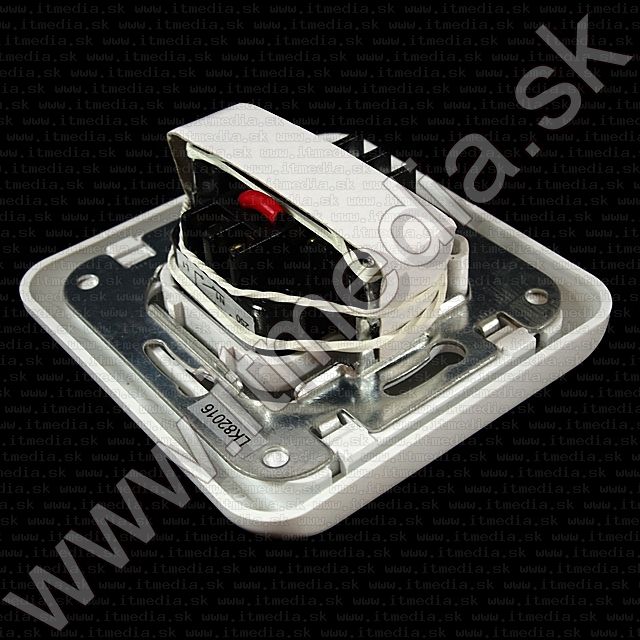 Image of Heitech Electrical Double Switch *wall-mount* single frame (IT8291)